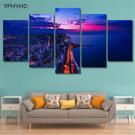 Yphyhd Prints Modern Canvas Painting For Living Room Home Decoration