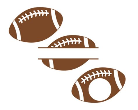 Svg, dxf, eps, jpeg, ai, & png. Free SVG Download Football Monogram | iheart SVG