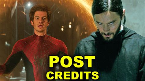 Morbius Post Credits Explained Spider Man Andrew Garfield Setup Vs Sinister Six Youtube