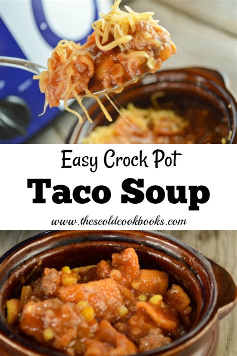 This chicken has tons of flavor! Easy Crock Pot Taco Soup