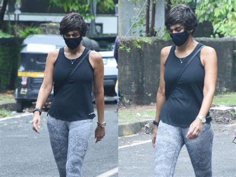 Photos Mandira Bedi Was Seen Outside The House For The First Time After The Death Of Husband
