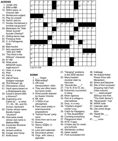These crosswords are intended to be moderately challenging. Crossword Puzzle Easy Clue Version