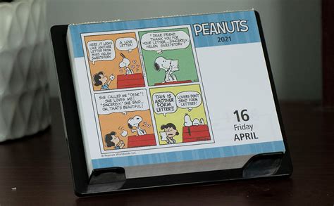 Peanuts Desk Calendar 2021 Calendar Jul 2021