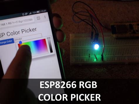 Esp8266 Rgb Color Picker Electronics Lab