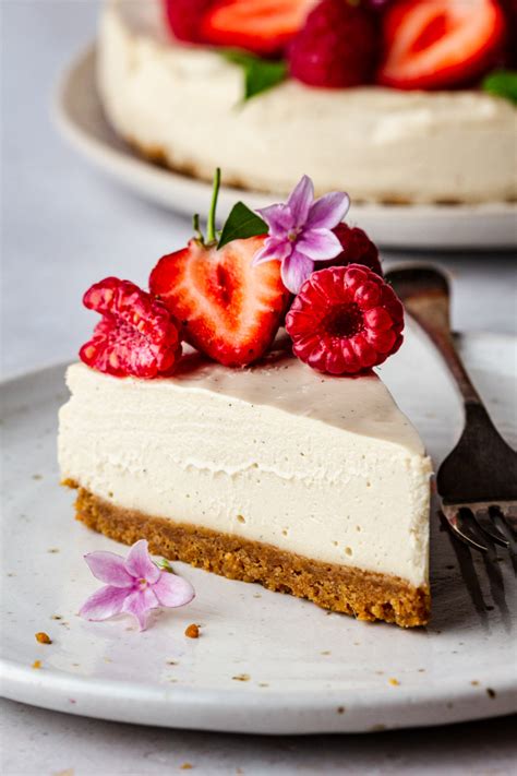 Perfect No Bake Vegan Cheesecake Lazy Cat Kitchen