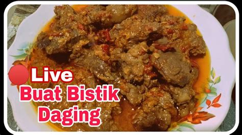 Bahan yang digunakan bisa menggunakan daging sapi ataupun daging ayam. Live Cara Membuat Bistik Daging Sapi Pedas - YouTube