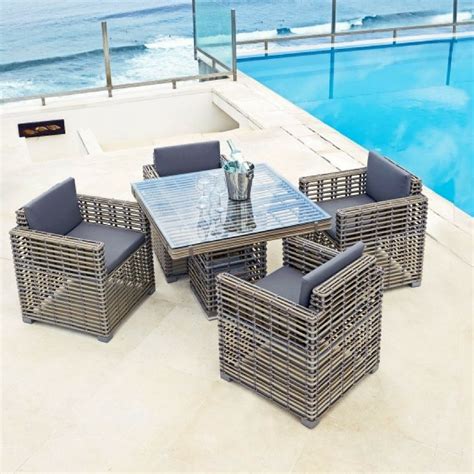 Havana Outdoor Square Dining Table Bespoke Options Hadley Rose
