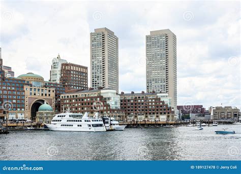 Modern View Of Downtown Boston Ma Editorial Stock Photo Image Of