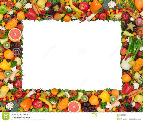 Free Download Fruit And Vegetable Borders Stock Image Hd Walls Find