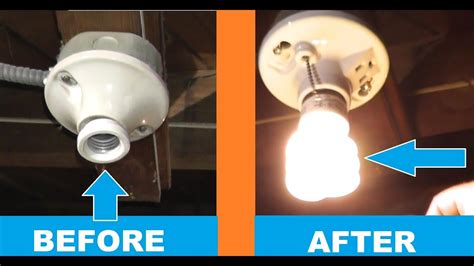 How To Replace A Ceiling Light Ceiling Receptacle Replacement Youtube
