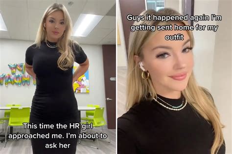 Onlyfans Model Sent Home From Work For Wearing Distracting Dresses