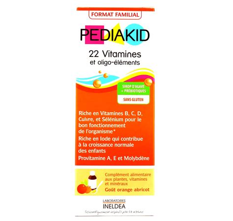 Pediakid 22 Vitamines Et Oligo éléments