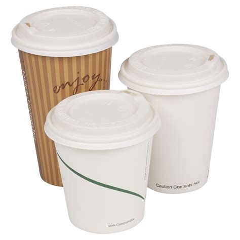 100 1000 Disposable Hot Drink Takeaway Paper Cups Tea Coffee Lids 10oz