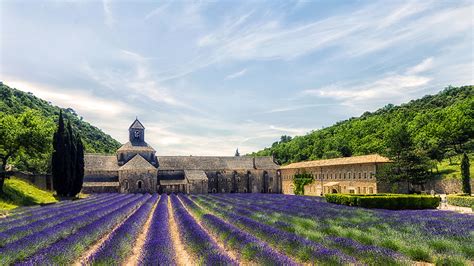 Photo Provence France Hdri Nature Sky Fields Lavender 1920x1080