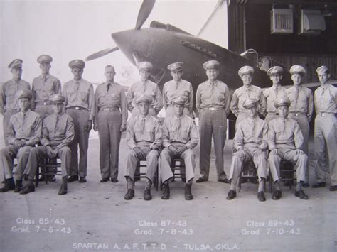 Army Air Corps Cadet Pilots And Instructors Wwii Flight Training