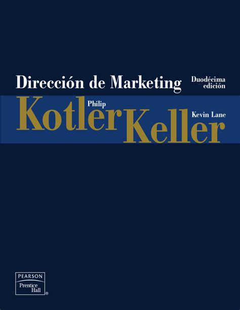 Libro Direccion De Marketing Kotler Keller