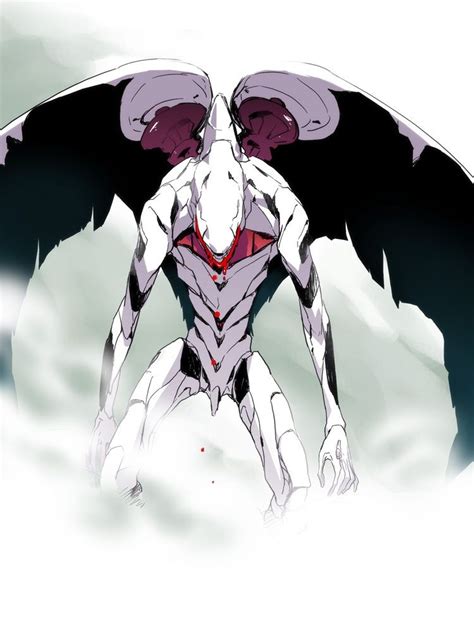 Eva Mass Production Anime Monstros Lendários Ilustrações