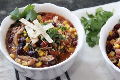 Easy Zero Points Chicken Taco Soup Addicted To Recipes