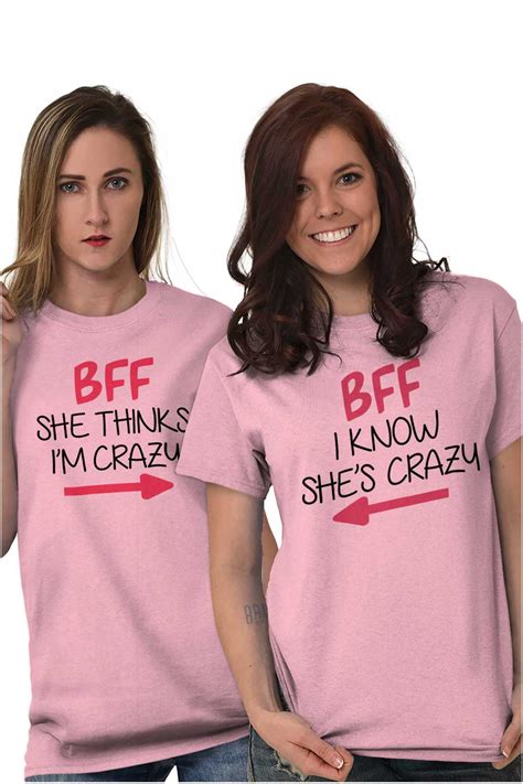 Bff Cute Best Friends Matching T Idea Womens Graphic Crewneck T