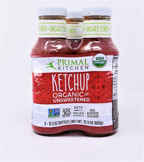 Buy Primal Kitchen Organic Unsweetened Ketchup 3 X 11 3oz Bottles Online At Lowest Price In