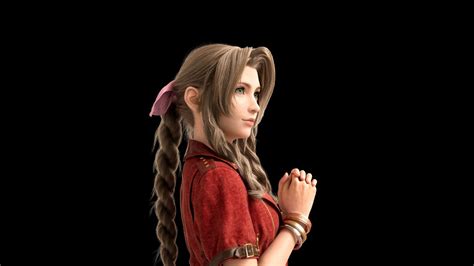 Wallpaper Final Fantasy Vii Remake Aerith Gainsborough Cloud Strife