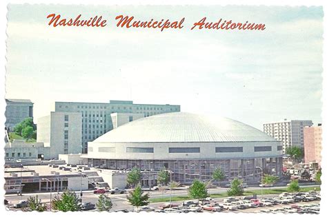 Nashville Municipal Auditorium P87419 Stadium Postcards