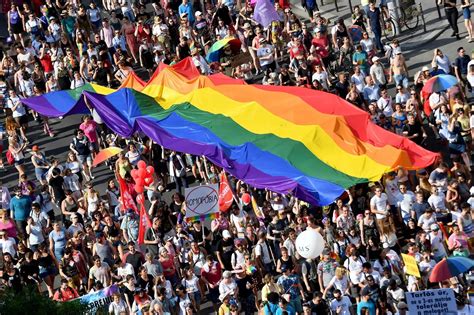 thousands hit the streets for biggest and most diverse pride parade celebrating lgbt rights