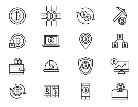 25 Free Bitcoin Vector Icons Ai