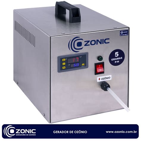 Gerador de Ozônio Ozonic C5 linha profissional Ozonic Brasil