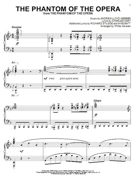 Flute sheet music for angel of music from the phantom of the opera. The Phantom Of The Opera sheet music by Andrew Lloyd Webber (Piano - 73536)