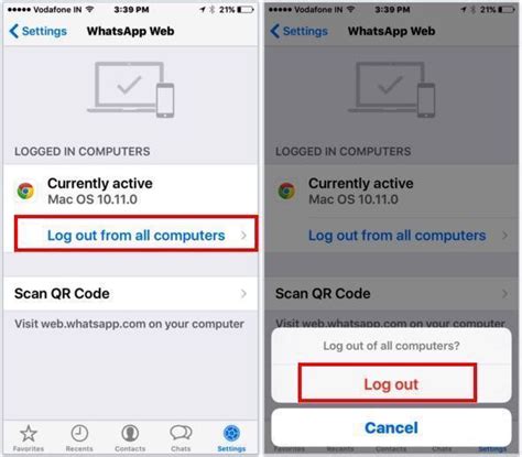 After scanning this code, the phone will synchronize in the same way as with whatsapp web. How To Logout WhatsApp Web Account From iPhone Remotely