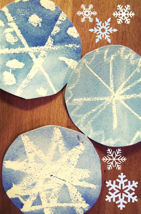 Watercolor Snowflakes Preschool Activities And Printables