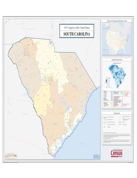 South Carolina Congressional District Map Free Download