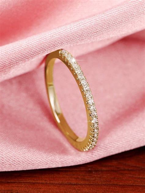 Anillo zirconia cúbica Moda de Mujer SHEIN México