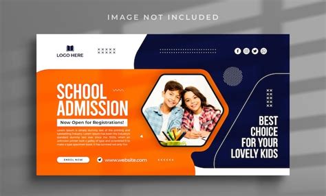 Premium Psd Back To School Social Media Web Banner Flyer And Facebook