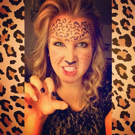 Halloween Costume Ideas Cheetah Makeup Cheetah Makeup Halloween