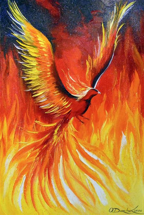 Phoenix Rising Painting By Lucy Morningstar Saatchi Art 44 Off