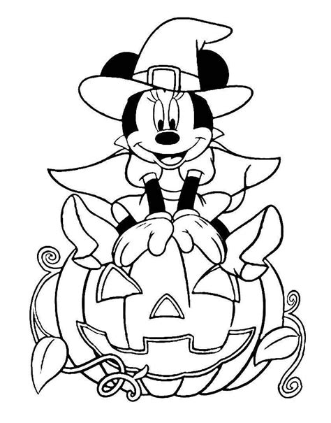 Free Printable Mickey Mouse Halloween Coloring Pages Xyxgood