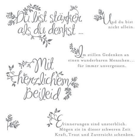 Für die hinterbliebenen ist es besonders wertvoll, wenn sie persönlich und von hand schreiben. Herzliches Beileid Photopolymer Stamp Set by Stampin' Up ...