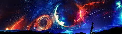 Find the best dual monitor space wallpapers on getwallpapers. universe, Space, Digital Art, Dual Monitors, Multiple ...