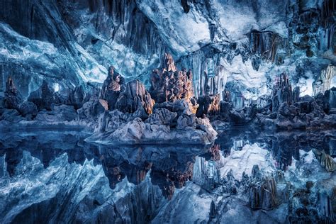 Cave Water Reflection Nature Hd 4k Hd Wallpaper