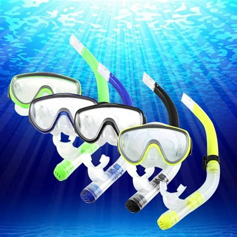 Walfront 2019 Newest Dry Snorkel Set Anti Fogging Protection Tempered