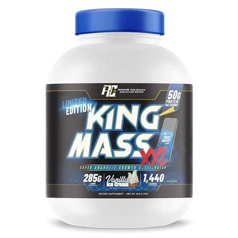 King Mass Xxl 6 Lbs Vainilla Right Nutrition