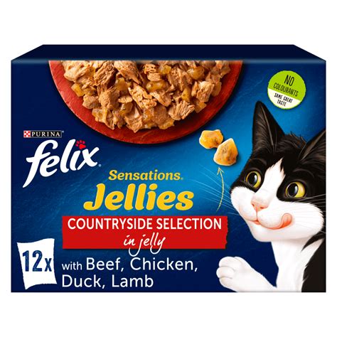 Felix® Sensations Jellies Countryside Selection Wet Cat Food Purina