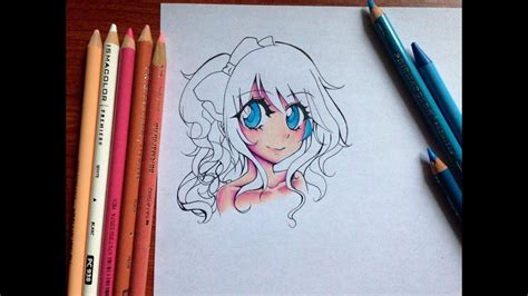 Tutorial How To Color Manga Skin And Eyes With Colored