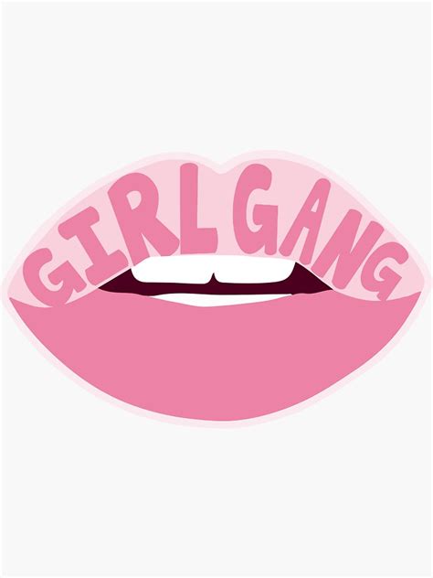 "Girl Gang" Sticker by zariagrace | Redbubble Girls Gang Wallpaper