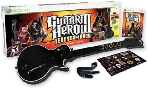 Nintendo Wii Guitar Hero Wireless World Tour And Gibson Les Paul Controller Bundle Ugel01ep Gob Pe