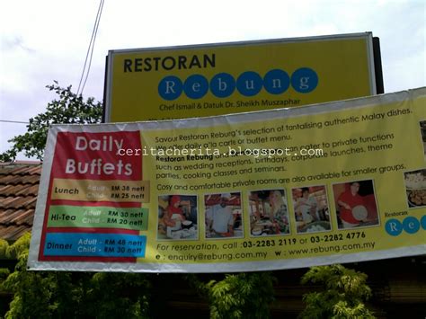 Restoran rebung chef ismail hakkında yeni yorumlar var. ceritacherita: Restoran Rebung - Chef Ismail