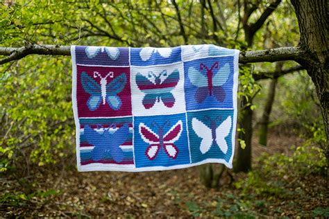 Ravelry Mariposa Butterfly Blanket Pattern By Elimee Designs