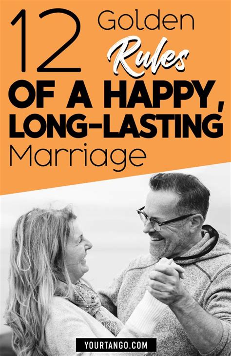 the 12 golden rules of a happy long lasting marriage marriage golden rule happy relationships